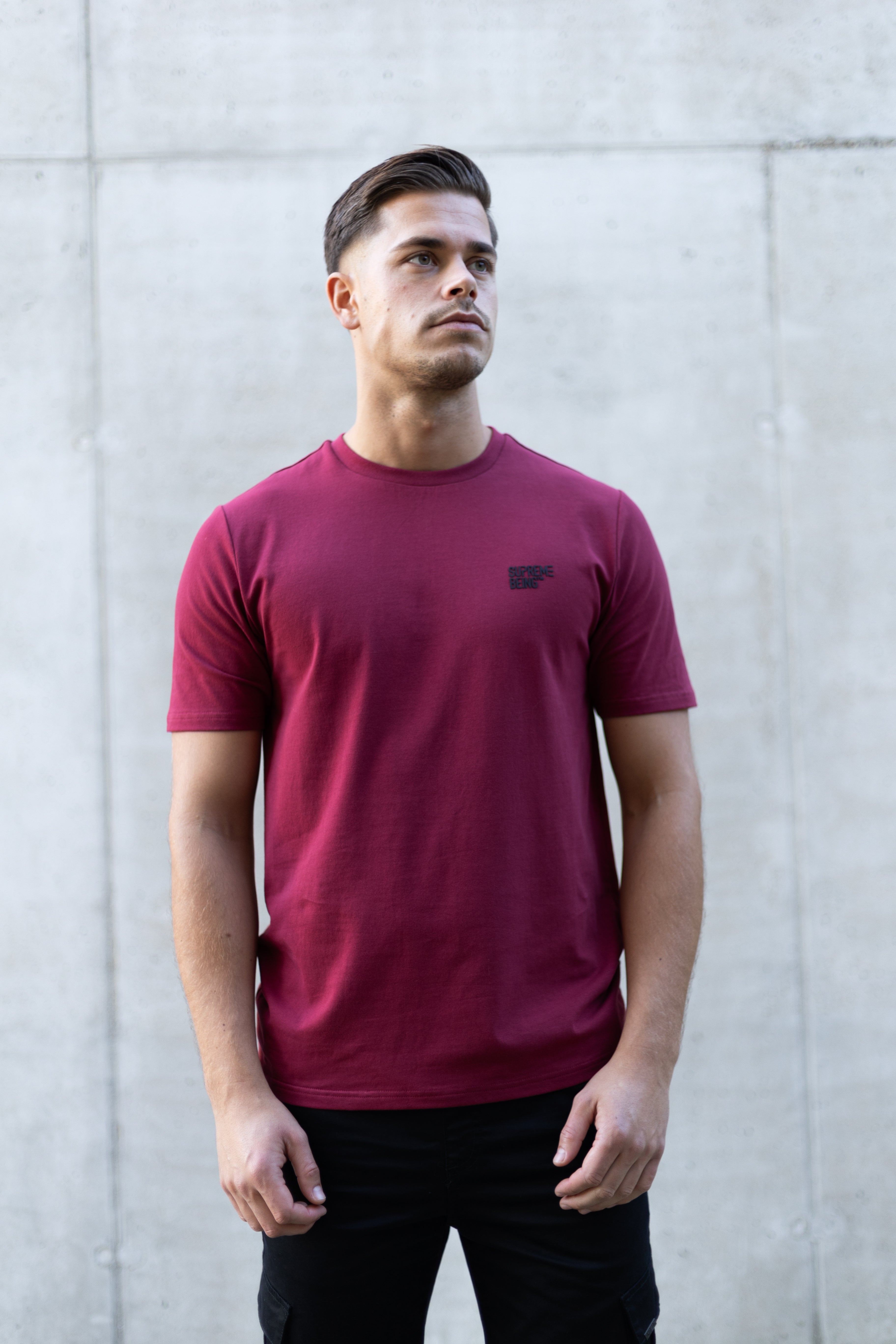 SCOPE TEE - CRIMSON RED